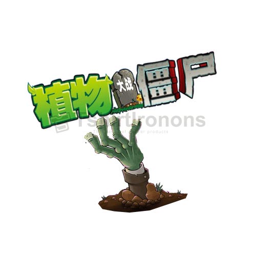 Plants vs. Zombies T-shirts Iron On Transfers N2523